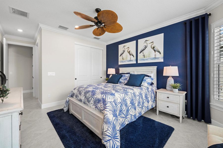 Furnished interior view inside a new home in Del Webb Tradition, Port St. Lucie (Image 24). Furnished interior view inside a new home in Del Webb Tradition, Port St. Lucie (Image 24).