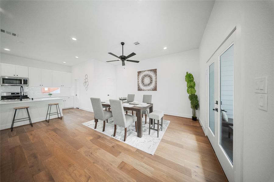 Furnished interior view inside a new home in , Houston (Image 14).