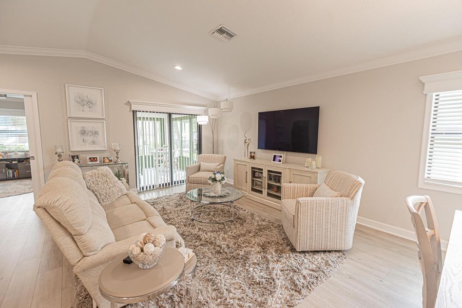Furnished interior view inside a new home in , Port St. Lucie (Image 12).