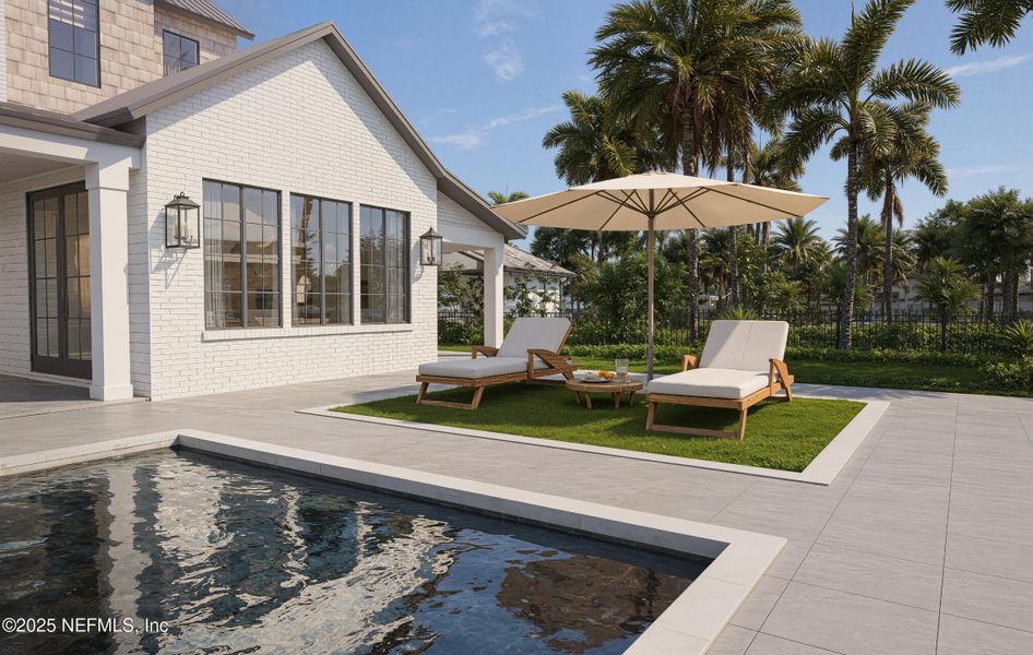 Exterior details and patio area of a home in , Ponte Vedra Beach (Image 27).