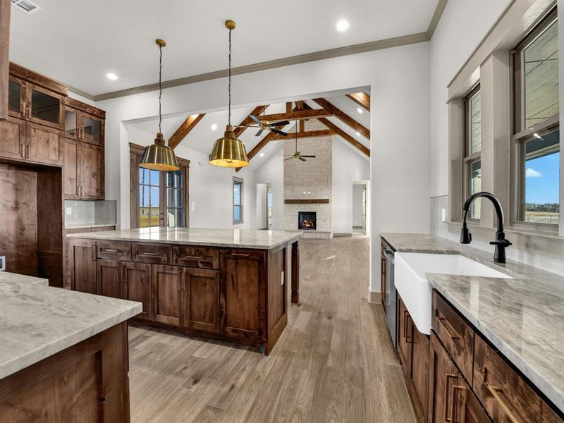 Furnished interior view inside a new home in , Millsap (Image 4).