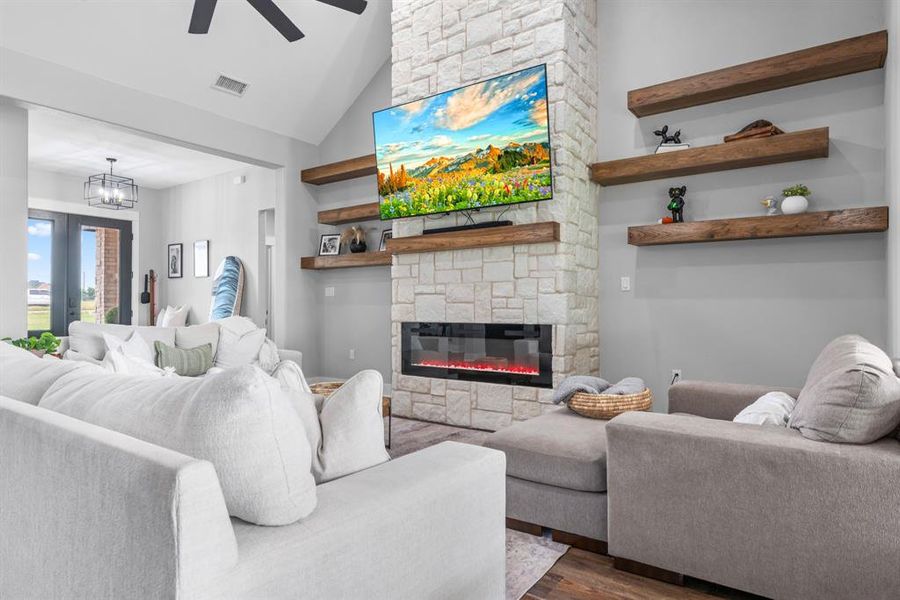 Furnished interior view inside a new home in , Hillsboro (Image 8).