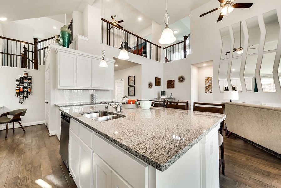Representative furnished interior of a home built from the Grand Savannah by Grand Homes in Grand Oaks, Celina (Image 7).