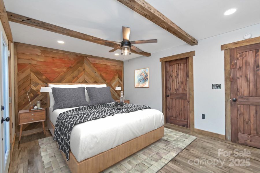 Main Level Primary Bedroom - Virtually Staged