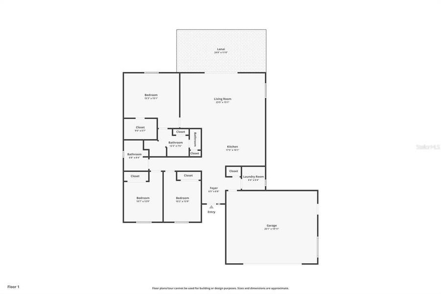 2D floor plan layout of this home in , Rotonda West, FL (Image 5).