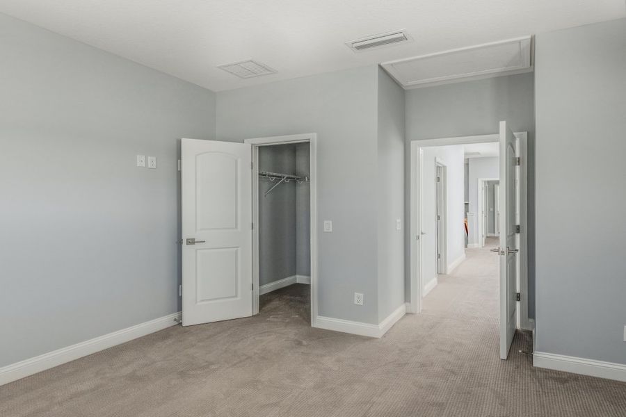 Representative unfurnished interior of a home built from the Caspian by Riverside Homes in Hidden Creek at SilverLeaf, St. Augustine (Image 27).