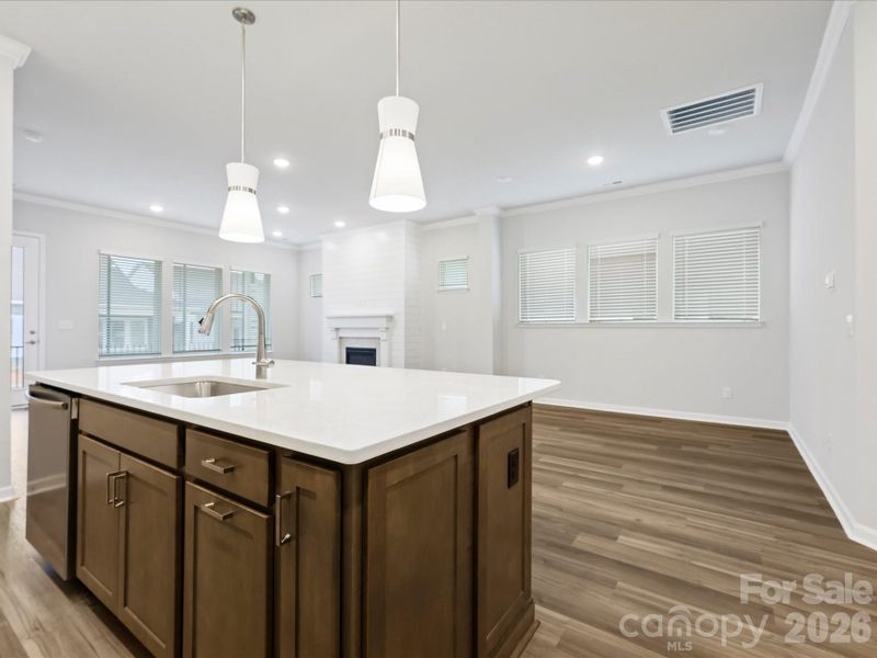 Furnished interior view inside a new home in Encore at Streamside - Classic Series, Waxhaw (Image 8).