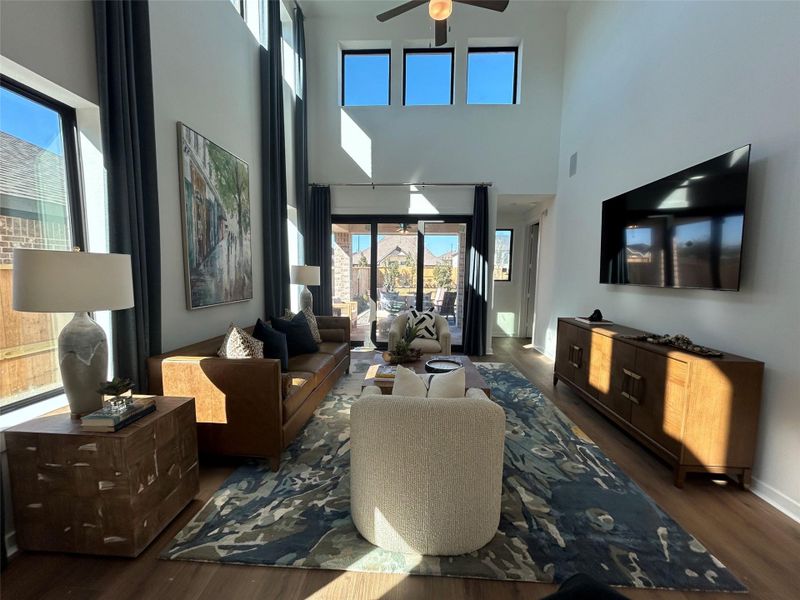 Furnished interior view inside a new home in Santa Rita Ranch, Liberty Hill (Image 12).