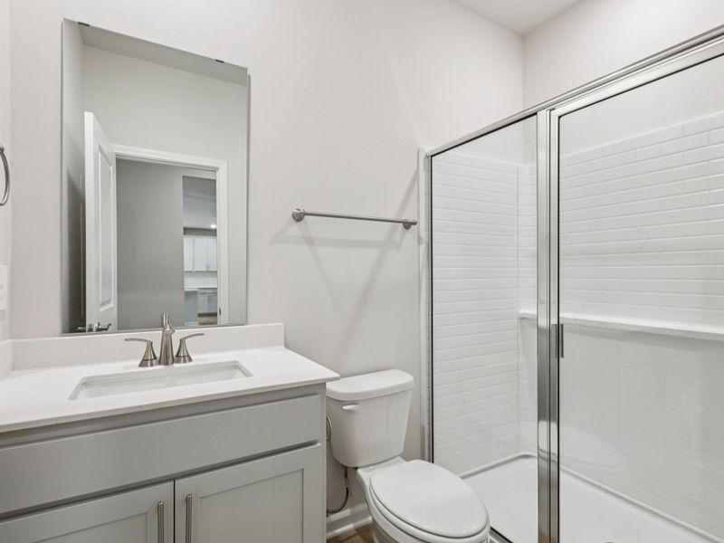 Furnished interior view inside a new home in Marshburn Landing - Signature Series, Wendell (Image 9).