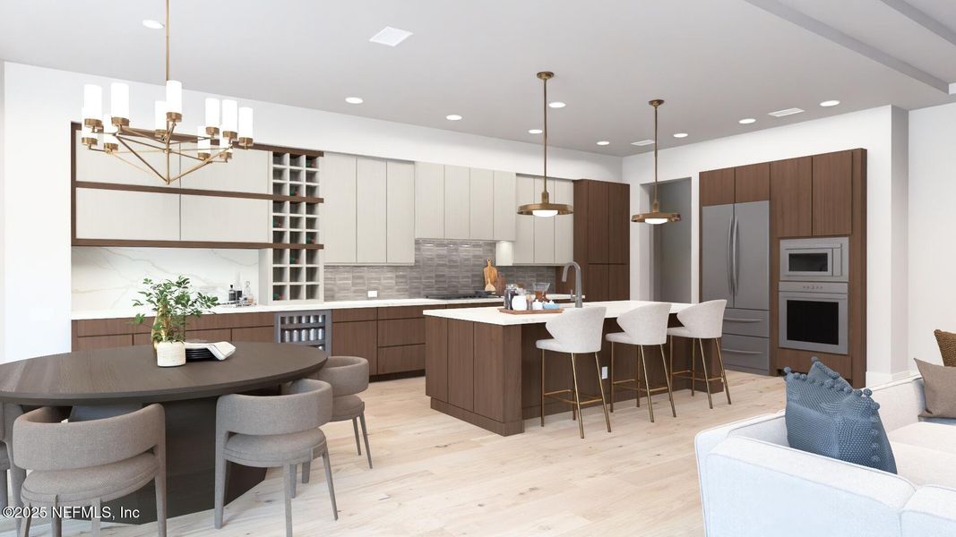 Furnished interior view inside a new home in , St. Augustine (Image 12).