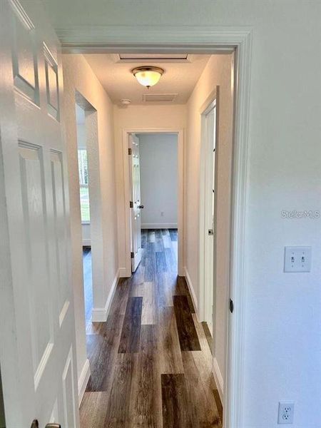 Guest Hallway to bedrooms & bath