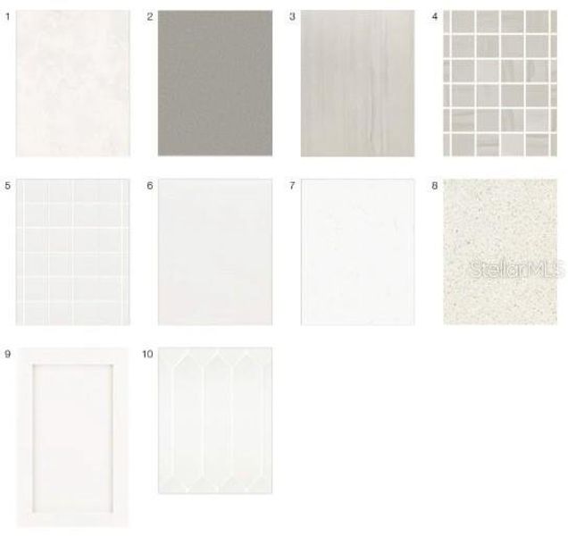Sample of building materials used in homes in Skye Ranch Community Group Page, Sarasota (Image 15).
