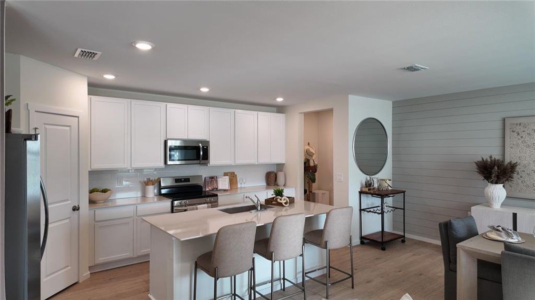 Furnished interior view inside a new home in , St. Cloud (Image 7).