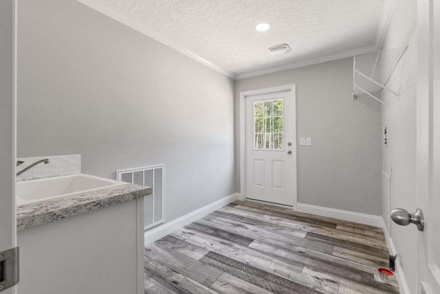 Spacious, unfurnished interior of a new home in , Pineville (Image 38). Spacious, unfurnished interior of a new home in , Pineville (Image 38).