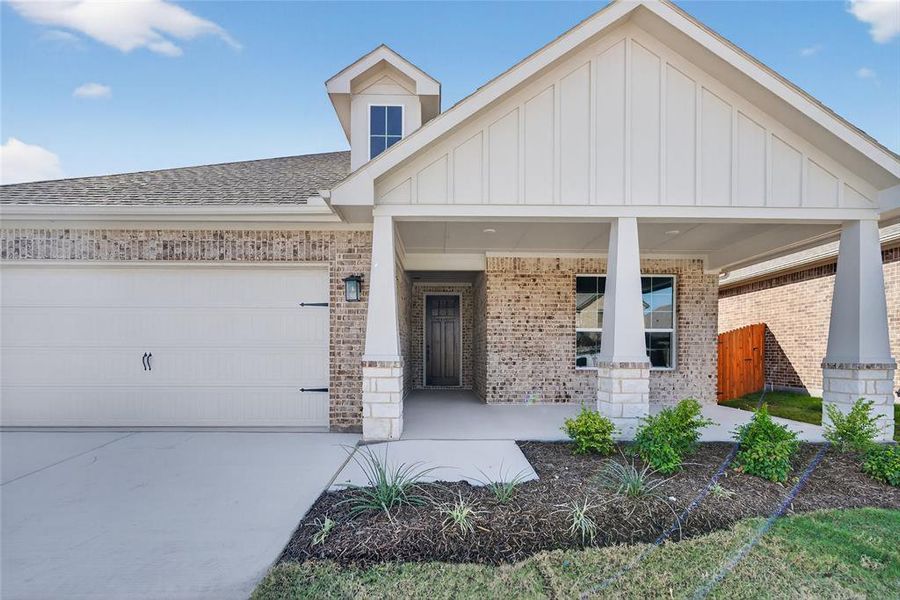 Exterior details and patio area of a home in Northstar, Haslet (Image 24). Exterior details and patio area of a home in Northstar, Haslet (Image 24).