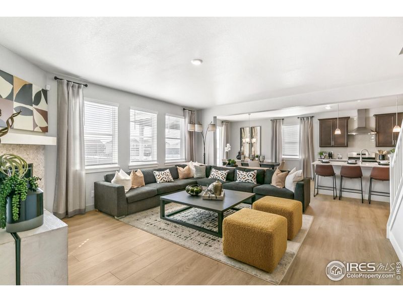 Furnished interior view inside a new home in Vantage, Berthoud (Image 5).