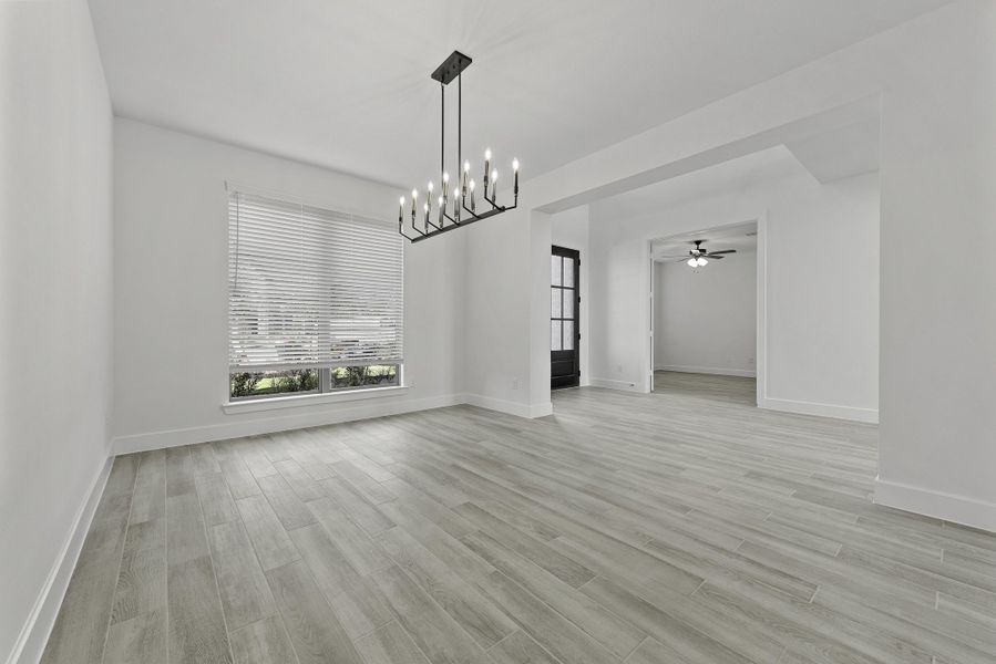Representative unfurnished interior of a home built from the The Milton III by Westin Homes in Kresston, Montgomery (Image 11).