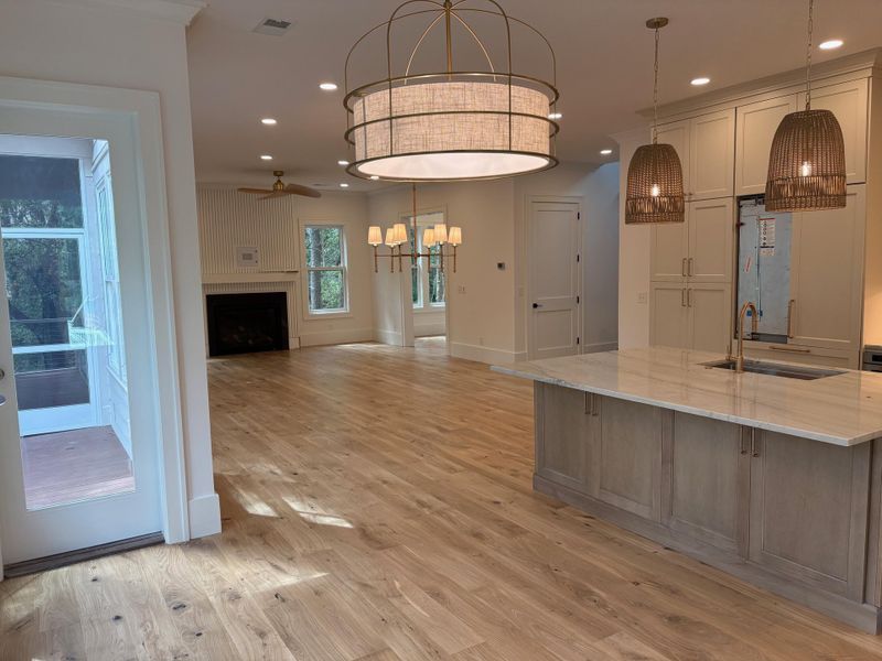 Furnished interior view inside a new home in , Seabrook Island (Image 8).