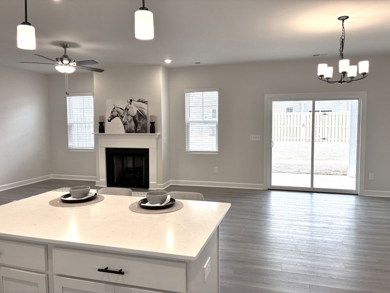 Furnished interior view inside a new home in Holly Ridge, Greenville (Image 10).