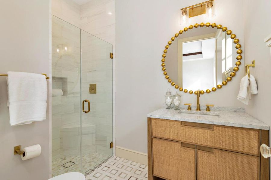 Library/Guest suite bath Library/Guest suite bath