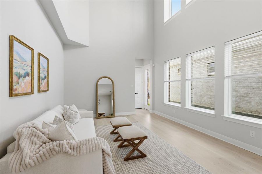 Furnished interior view inside a new home in , Fort Worth (Image 15). Furnished interior view inside a new home in , Fort Worth (Image 15).