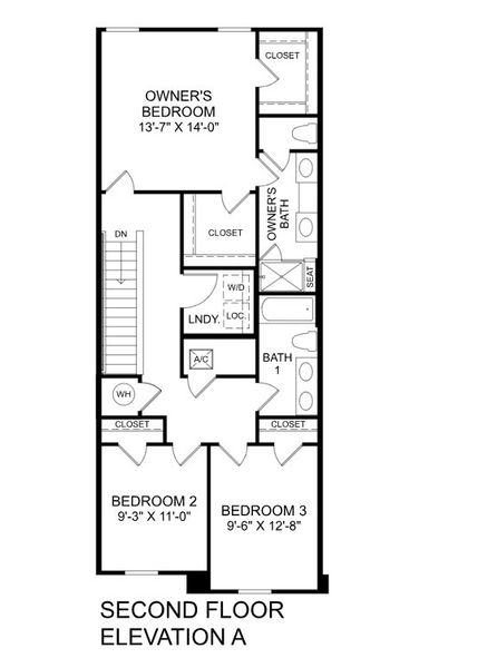 2D floor plan layout for the Mayport Wb by Ryan Homes in Kendall Pointe, Melbourne, FL (Image 2). 2D floor plan layout for the Mayport Wb by Ryan Homes in Kendall Pointe, Melbourne, FL (Image 2).