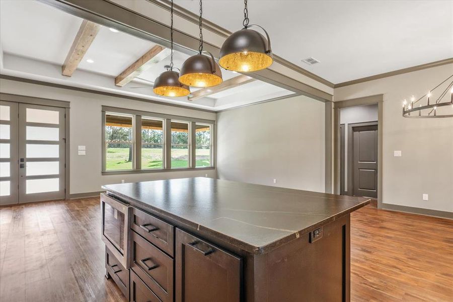 Furnished interior view inside a new home in , Bullard (Image 3).