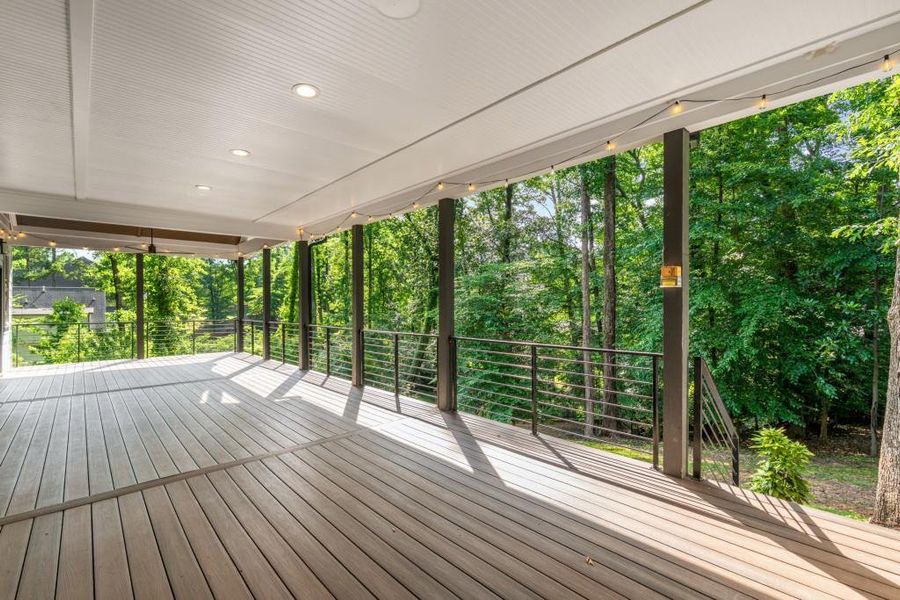 Exterior details and patio area of a home in , Atlanta (Image 32).