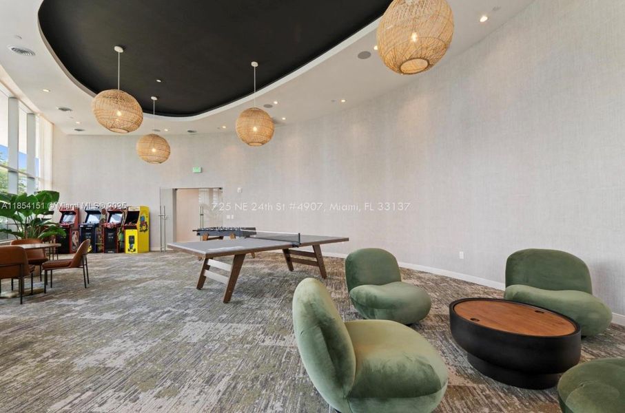 Furnished interior view inside a new home in , Miami (Image 17).