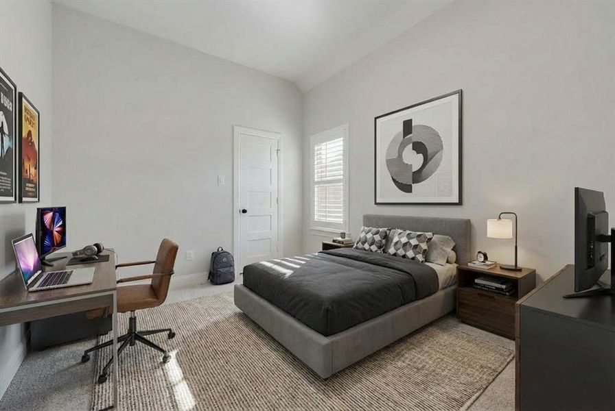 Furnished interior view inside a new home in Justin Crossing, Justin (Image 12).