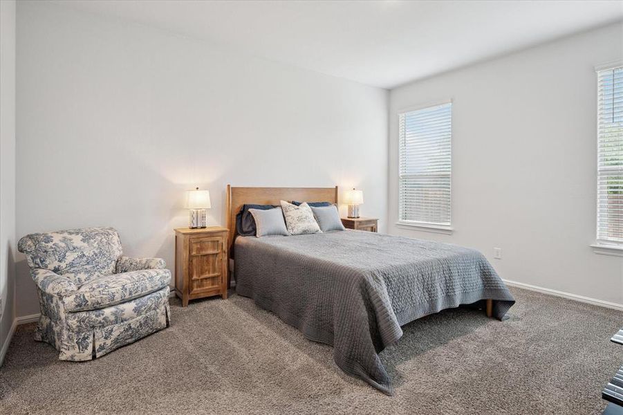 Bedroom with carpet. Bedroom with carpet.