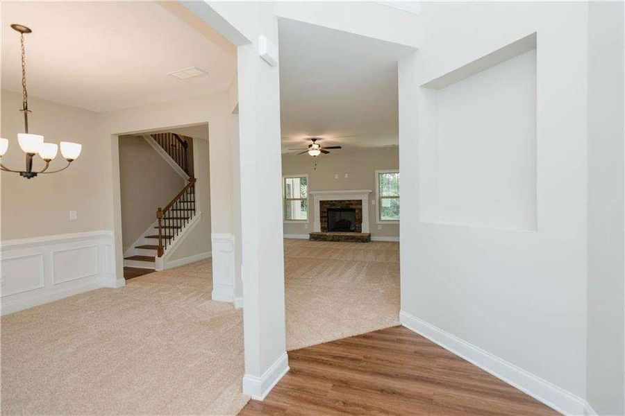 Spacious, unfurnished interior of a new home in , Douglasville (Image 18). Spacious, unfurnished interior of a new home in , Douglasville (Image 18).