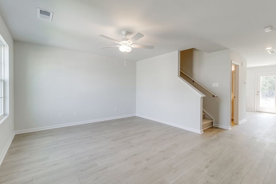 Spacious, unfurnished interior of a new home in Padgett Commons, Hopkins (Image 12). Spacious, unfurnished interior of a new home in Padgett Commons, Hopkins (Image 12).