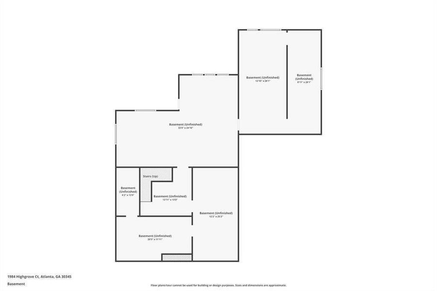 2D floor plan layout of this home in , Atlanta, GA (Image 31).