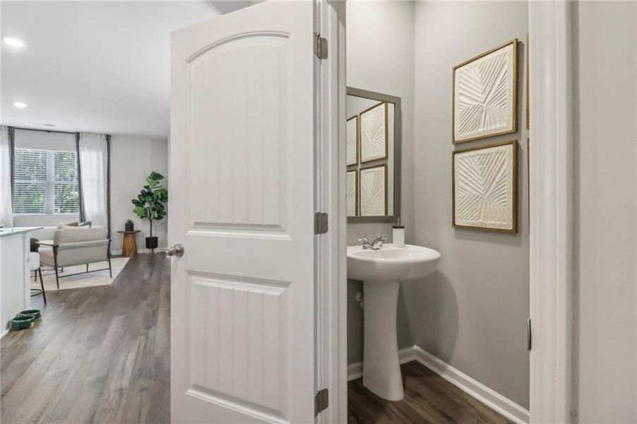Furnished interior view inside a new home in , Atlanta (Image 6).