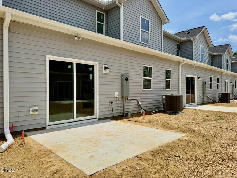 Rear Patio