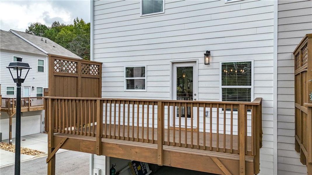 Exterior details and patio area of a home in , Mableton (Image 26).