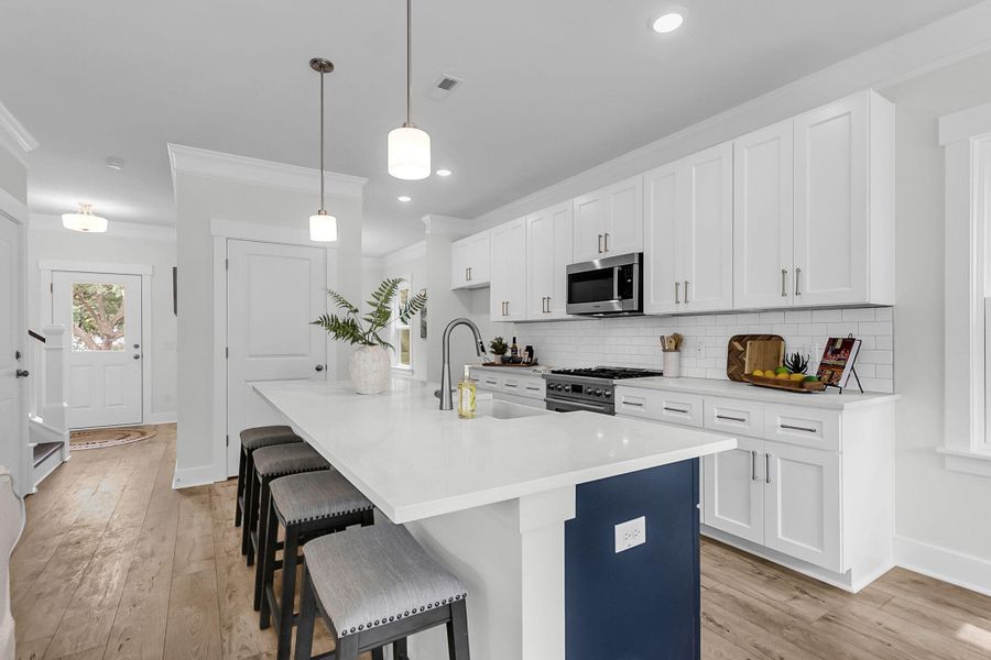 Furnished interior view inside a new home in , Charleston (Image 13).