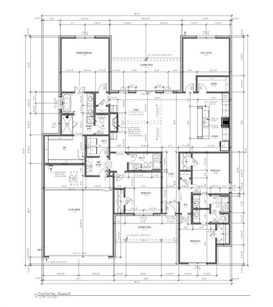 2D floor plan layout of this home in , Abilene, TX (Image 4).