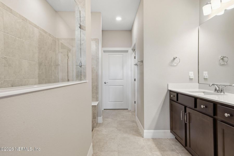 Furnished interior view inside a new home in , St. Augustine (Image 52).