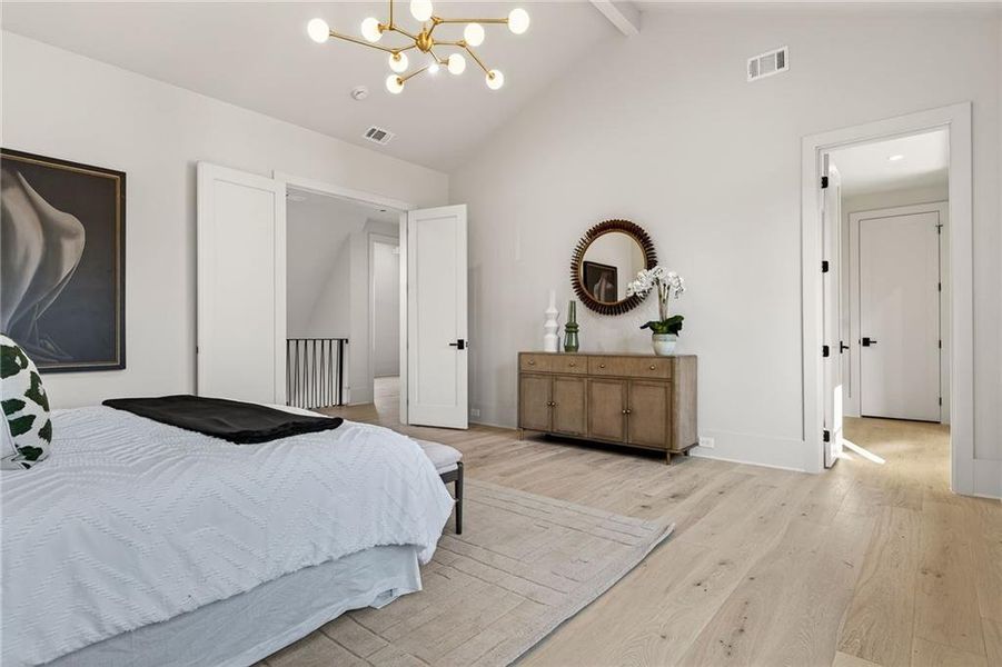 Furnished interior view inside a new home in , Atlanta (Image 7).