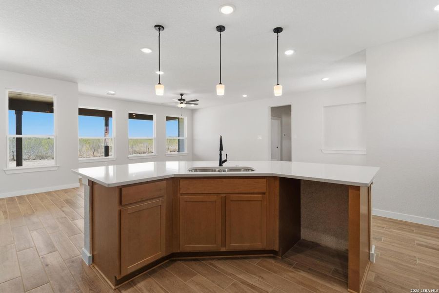 Furnished interior view inside a new home in Alamo Estates, San Antonio (Image 13).