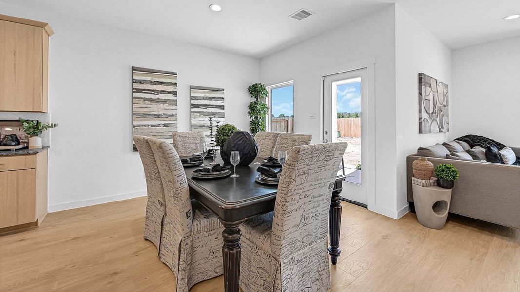 Furnished interior view inside a new home in Holly Ridge, Rosenberg (Image 12). Furnished interior view inside a new home in Holly Ridge, Rosenberg (Image 12).