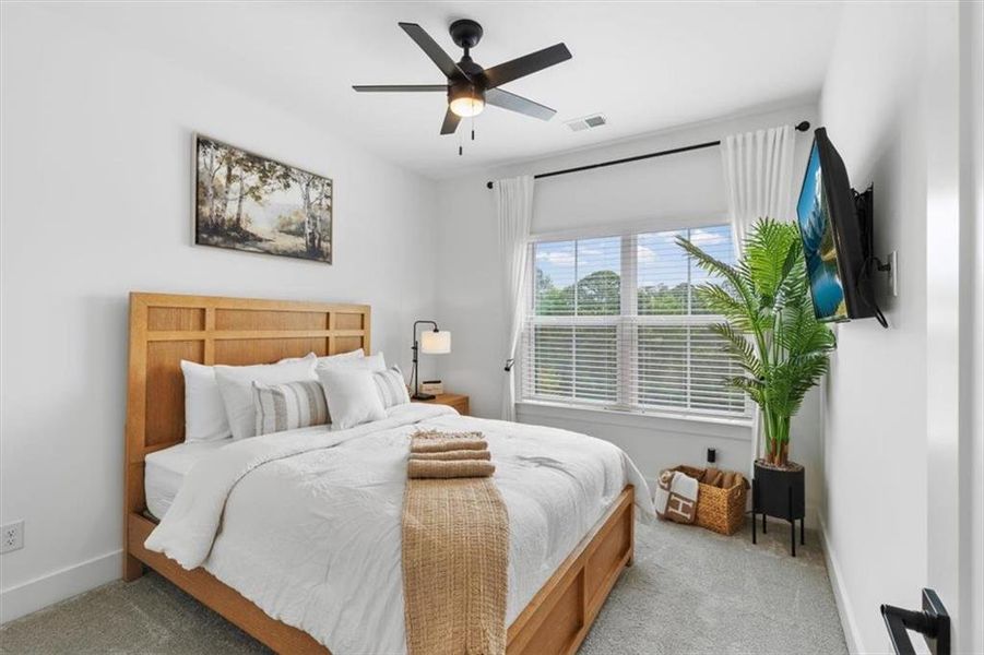 Furnished interior view inside a new home in , Roswell (Image 33).