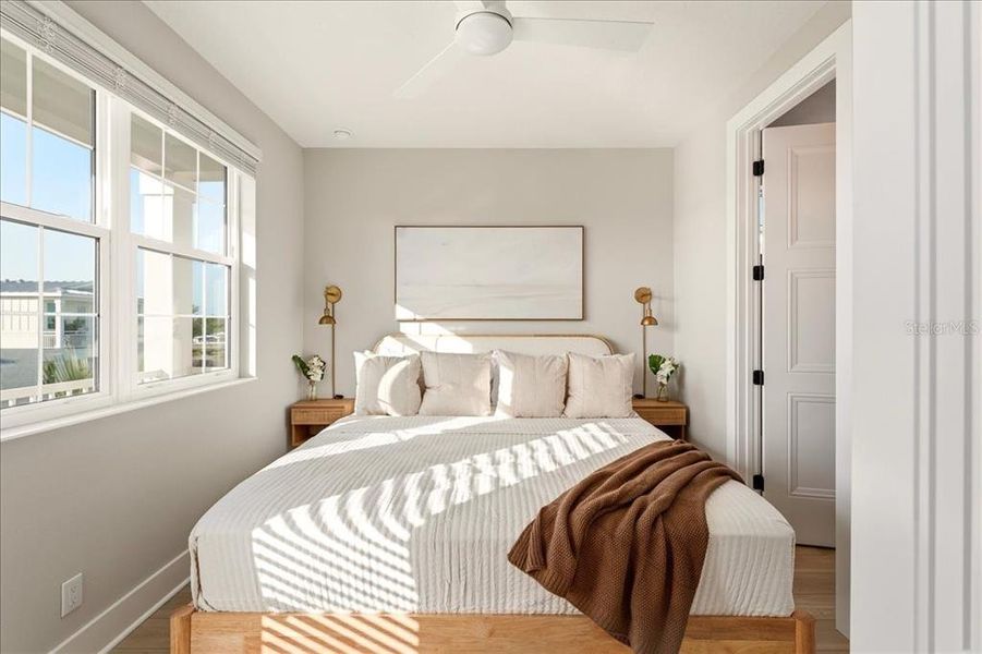 Furnished interior view inside a new home in Hunters Point, Cortez (Image 15). Furnished interior view inside a new home in Hunters Point, Cortez (Image 15).