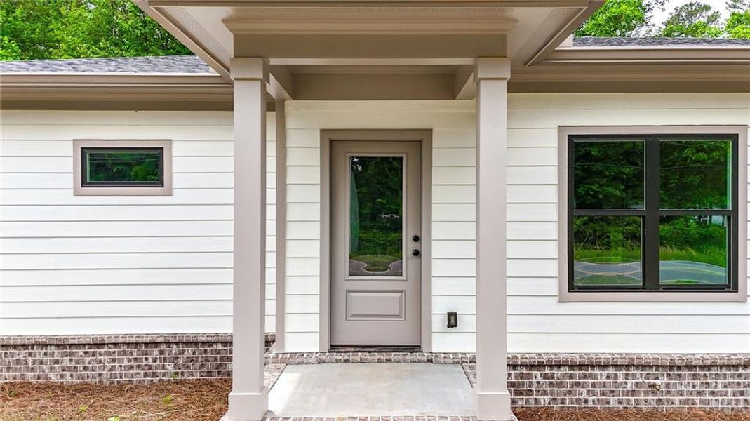 Exterior details and patio area of a home in , Acworth (Image 18). Exterior details and patio area of a home in , Acworth (Image 18).