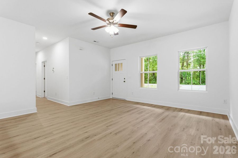 Spacious, unfurnished interior of a new home in , Charlotte (Image 7). Spacious, unfurnished interior of a new home in , Charlotte (Image 7).