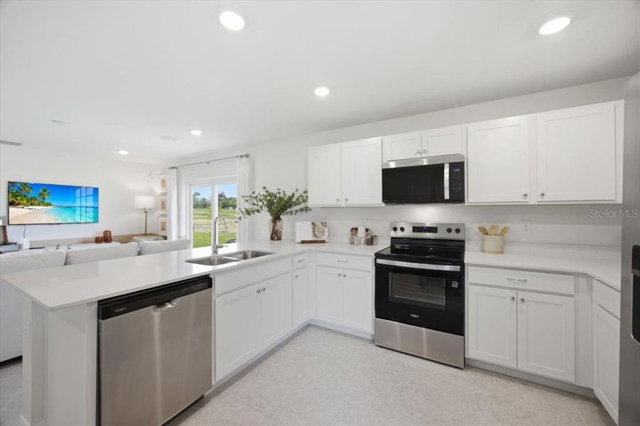 Furnished interior view inside a new home in , Lake Wales (Image 3).