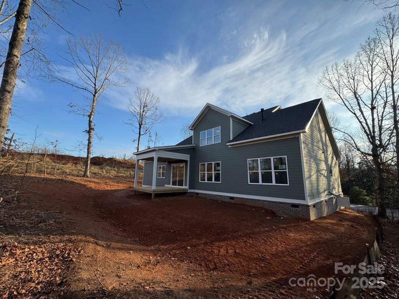 Exterior details and patio area of a home in , Hickory (Image 4).