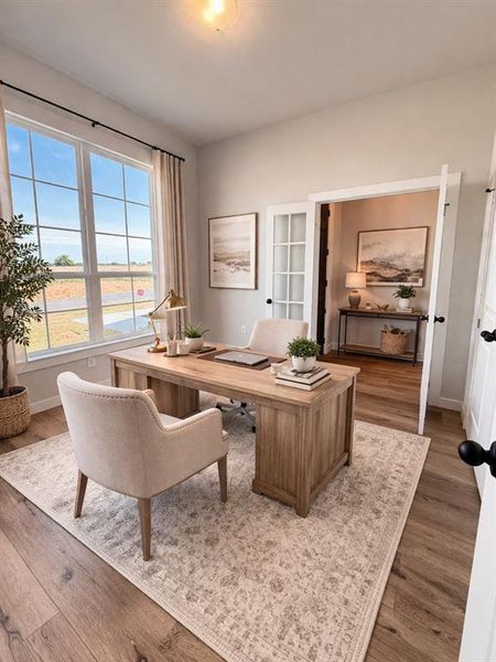 AI Enhanced Virtual Staging of Formal Study